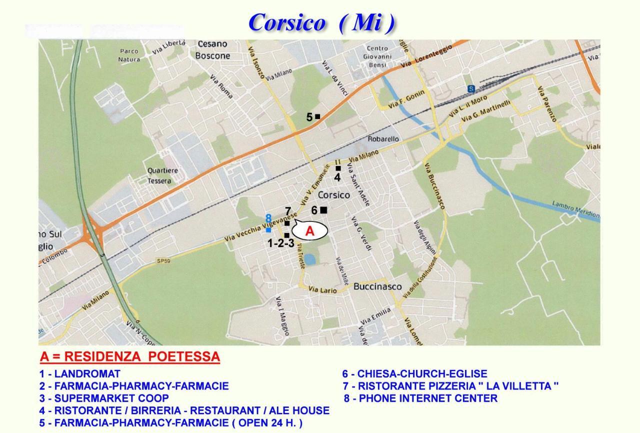 Apartmán Le Residenze Della Poetessa Corsico Exteriér fotografie